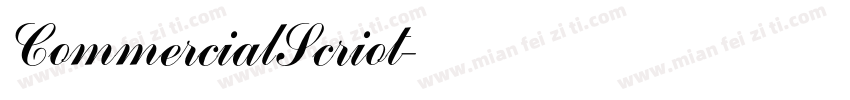 CommercialScriot字体转换