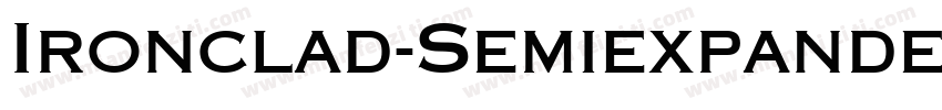Ironclad-Semiexpande字体转换