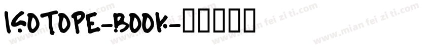 Isotope-Book字体转换