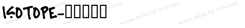 Isotope字体转换