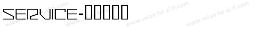 SERVICE字体转换
