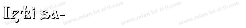 Izhitsa字体转换