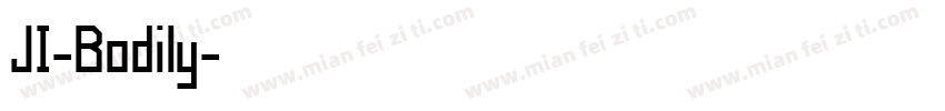 JI-Bodily字体转换