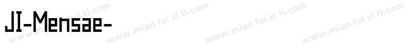 JI-Mensae字体转换