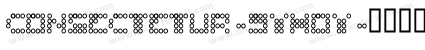 Consectetur-9YMoy字体转换
