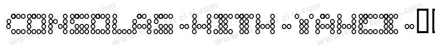 Consolas-with-Yahei字体转换