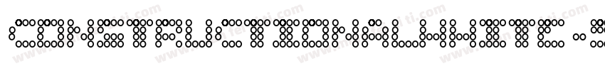 ConstructionalWhite-51XBL字体转换