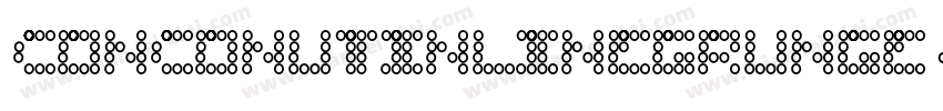 conconutinlinegrunge字体转换
