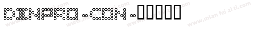 dinpro-con字体转换