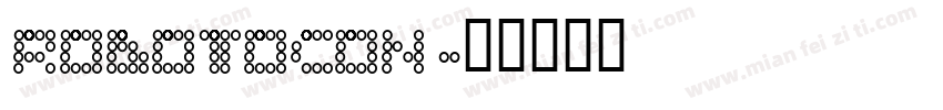 robotocon字体转换