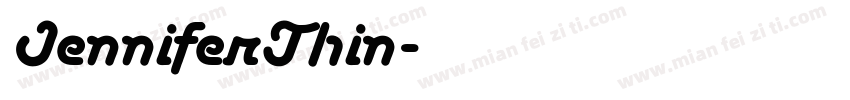 JenniferThin字体转换