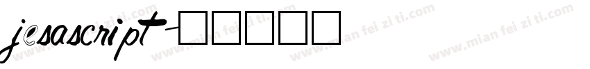 jesascript字体转换