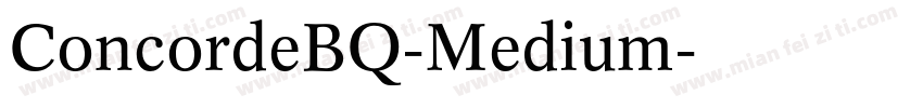 ConcordeBQ-Medium字体转换