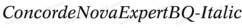 ConcordeNovaExpertBQ-ItalicOsF字体转换