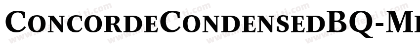 ConcordeCondensedBQ-Medium字体转换