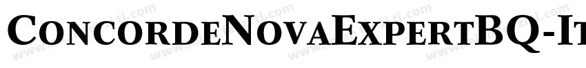 ConcordeNovaExpertBQ-ItalicOsF字体转换
