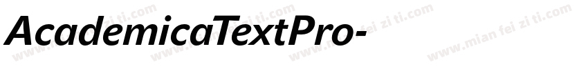 AcademicaTextPro字体转换