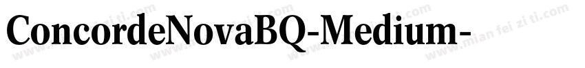 ConcordeNovaBQ-Medium字体转换