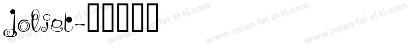 Joliet字体转换