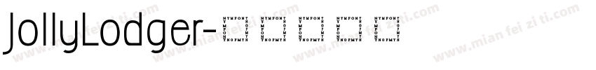 JollyLodger字体转换