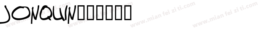 Jonquin字体转换