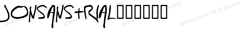 jonsanstrial字体转换