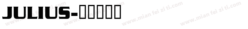 JULIUS字体转换