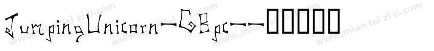 JumpingUnicorn-GBpc-字体转换