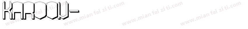 kardon字体转换