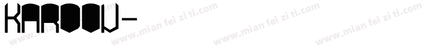 kardon字体转换