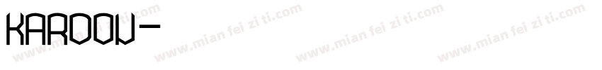 kardon字体转换