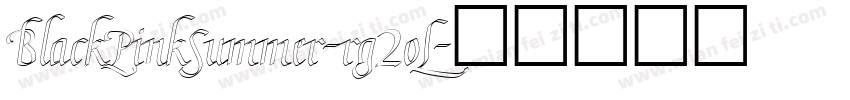 BlackPinkSummer-rg2oL字体转换