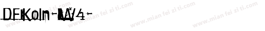 DFKoIn-W4字体转换