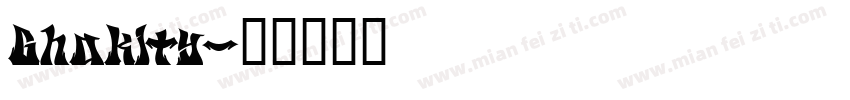 Ghakity字体转换