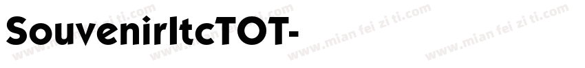 SouvenirItcTOT字体转换
