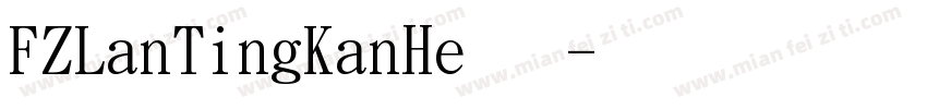 FZLanTingKanHe手机版字体转换