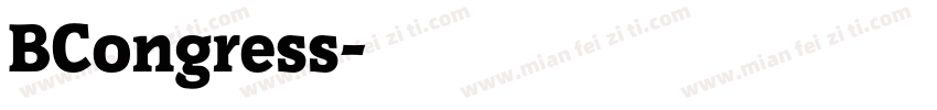 BCongress字体转换