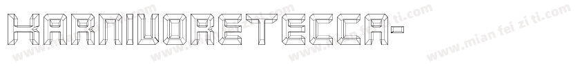 KarnivoreTecca字体转换