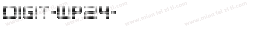 Digit-WpZ4字体转换