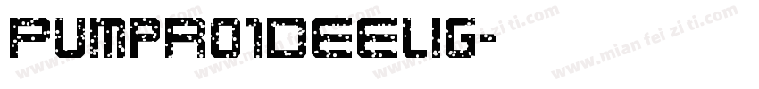PumpRo1DEELig字体转换
