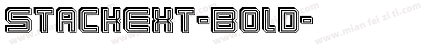 StackExt-Bold字体转换