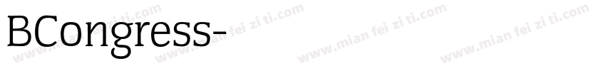 BCongress字体转换