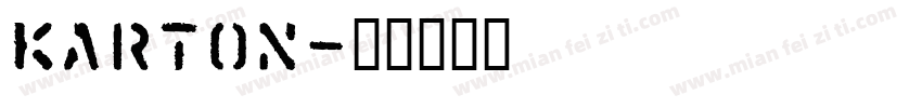 Karton字体转换