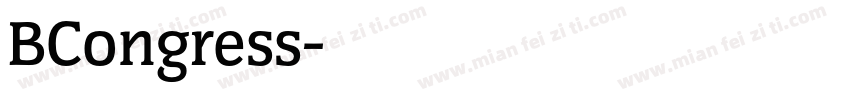 BCongress字体转换