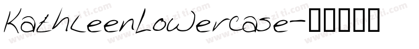 KathleenLowercase字体转换