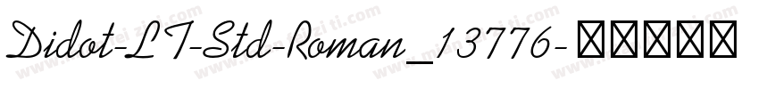 Didot-LT-Std-Roman_13776字体转换