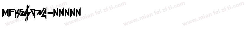 MFKeSong字体转换