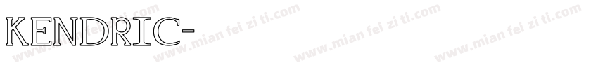 KENDRIC字体转换