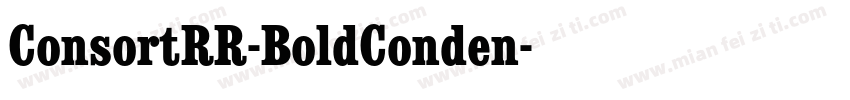 ConsortRR-BoldConden字体转换