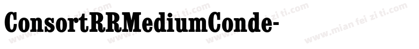 ConsortRRMediumConde字体转换